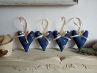 SERCA SERDUSZKA BAWEŁNA ZAWIESZKI komplet 4 szt.