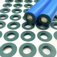 Podkładka inzolujaca na akumulator li-ion ogniwa 18650. Zestaw 10szt.