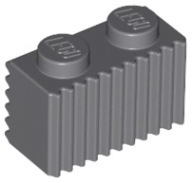 LEGO Klocek grill - Dark Bluish Gray - 2877 -10 szt