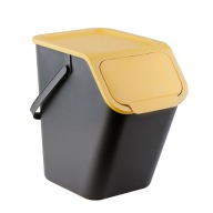 Kosz na śmieci plastik Practic 25l żółty