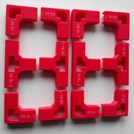 Zestaw Uchwytów Stolarskich Trzecia Ręka 18mm+Szablon do Korpusów Meblowych