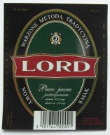 ETYKIETA PIWO JASNE JAGIEŁŁO LORD BROWAR CHEŁM POKRÓWKA
