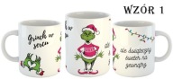 KUBEK GRINCH ŚWIĘTA PREZENT RÓŻNE WZORY Z WŁASNYM NAPISEM