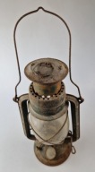stara lampa do wozu konnego lub stajni prawdopodobnie niemiecka HASAG