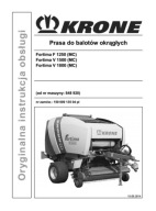 Krone FORTIMA F1250...V1800 MC - instrukcja obsługi pras do balotów PL