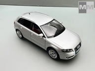 AUDI A3 Sportback silver 2004 1/18 KYOSHO 5010403015