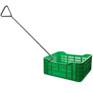 Hak nierdzewny inox do ciągnięcia pojemników i skrzynek H1 MetalFab