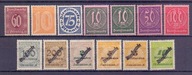 A6364 Niemcy znaczki urzędowe, dienstmarke z okresu 1921-1922