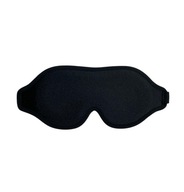 Czarna Maska na Oczy – Miękka Opaska na Oczy 3D z Pianki Memory i Regulacją