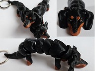 Brelok Pies jamnik piesek brelok do kluczy Żówiarnia 3D