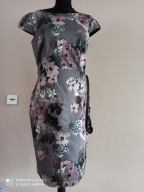 Monsoon SUKIENKA elegancka w kwiaty 38/40