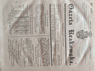 Gazeta Krakowska 1838 Żyrardów Błonie Ostrołęka Pabianice