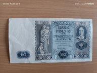 Banknoty Polska20 zł 1936