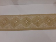 KILIM BIEŻNIK SERWETKA PŁÓCIENNY ANGIELSKI AŻUR HAFTOWANY