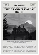 Plakat „Movie Times” – Minimalistyczny Plakat Filmowy w Stylu Gazety