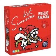 Gra planszowa karciana KOT SIMONA wielki bałagan | Święta Bożego Narodzenia
