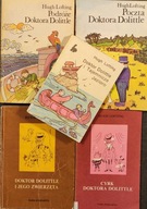 Doktor Dolittle, 5 tomów, Podróże, Poczta, Zwierzęta, Cyrk - Hugh Lofting