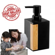 DOZOWNIK ŁAZIENKOWY DO MYDŁA ZBIORNIK NA MYDŁO 300ML TOALETA DYSPENSOR