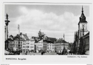WARSZAWA ok.1940r. Plac Zamkowy Wóz z PIWEM z457