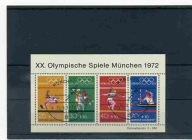 A48125)Olimpiada 72: RFN Bl 8 Sonderstempel Pilka reczna