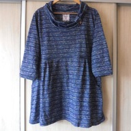 dzianinowa dłuższa bluzka tunika r. 46