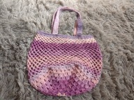 Handmade siatka ręcznie robiona Eko , bardzo pojemna 35 x 25 cm.NOWA