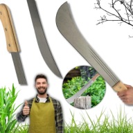MACZETA NÓŻ KARCZOWNIK TASAK MYŚLIWSKI DO GAŁĘZI ROŚLIN ŻYWOPŁOTU 46CM KOSA