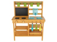 DREWNIANA KUCHNIA OGRODOWA PLAYTIVE + AKCESORIA