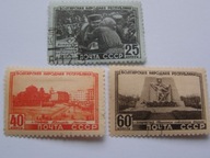 ZSRR - 5 lat Socjalistycznej Republiki Bułgarii - Mi. 1541-43 kasowane