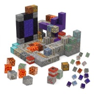 KLOCKI MAGNETYCZNE Minecraft konstrukcyjne SZEŚCIANY
