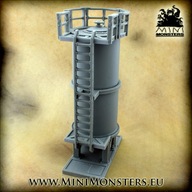 GAZOLINE SILO sci-fi, post-apo wargames terrain, sceneria do gier bitewnych