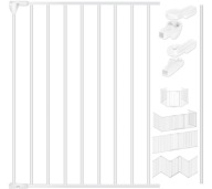 Barierka na kominek lub schody, 2x rozszerzenia biały