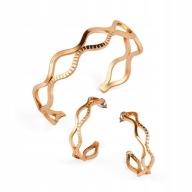 KOMPLET BIŻUTERII MAKAI AVON BRANSOLETKA KOLCZYKI