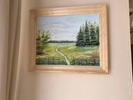 Obraz akrylowy łąka latem 50cm x 40cm