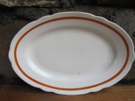 Porcelanowy Podłużny Półmisek _ĆMIELÓW PRL