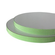 Podkład pod tort STYRODUR BIAŁY 30 cm BOK Karbowany „Zielona Fala”