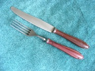 GERLACH : WIDELEC i NÓŻ BRĄZOWY BAKELIT : Świetna Sprawa dla SINGLA ... !!!