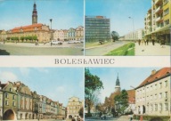 BOLESŁAWIEC - RATUSZ - UL. ADAMA ASNYKA - RYNEK - PLAC ARMII CZERWONEJ