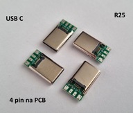 Gniazdo USB C do lutowania 24-PIN 3.1 SMD złącze dwurzędowe (r24)
