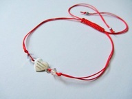 *34 WOŚP* Swarovski i srebro - bransoletka od serca dla serca