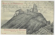 E81 Gruss aus dem Riesengebirge Schneekoppe 1905 Śnieżka Wczesna LITOGRAFIA