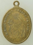 Czechy - medalikMatka Boska - pocz. XXw - 23mm x 16mm
