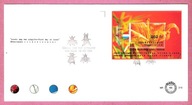 Holandia 1994, FDC bl. kwiaty, owady, pszczoły