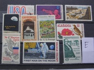 USA - zestaw - 10 znaczków nr E **