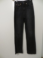 Dżinsy jeansy Stradivarius rozmiar 36 proste z pękniętą nogawką poszarpane