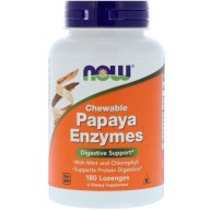 Suplement diety Now Foods enzymy trawienne tabletki do ssania 180 szt.