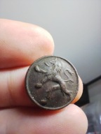 Guzik belgijski wojskowy I i II wojna światowa Belgia