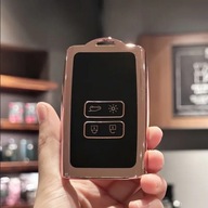 Czarno-łososiowe etui na kluczyk RENAULT Koleos Captur Megane DACIA Sandero