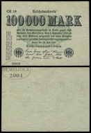 BNN - NIEMCY 100000 Marek 1923 OE 19 # P91a # znak wodny E # VF