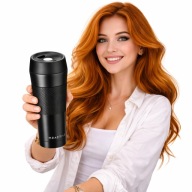 KUBEK TERMICZNY TERMOS DUŻY DO KAWY HERBATY SZCZELNY 400ML MEACTIVE SOLIDNY